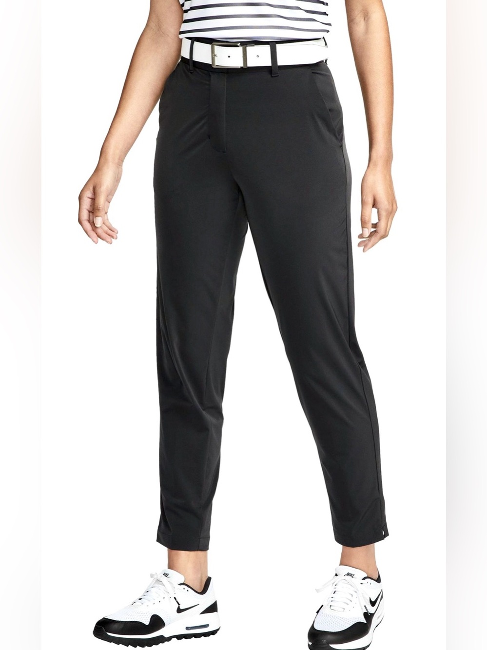 Nike Womens Standard Fit Black Dri Fit Tour Golf Pants   DO6785-010